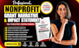 create your nonprofit grant narrative and impact statement