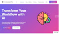 ai startup landing page, responsive HTML, CSS, js