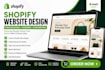design a professional shopify store that converts
