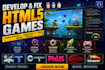 develop and fix HTML5 games using phaser 3 construct 3 pixijs webgl game mugen