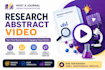create research abstract video and scientific presentations