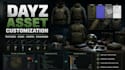 customize dayz assets with textures, icons, configurations, and packaging
