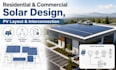 residential and commercial solar design, pv layout and interconnection