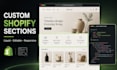 build custom shopify sections with liquid