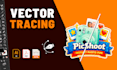vectorize your logo or image into a clean vector file