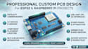design esp32 and raspberry pi custom carrier boards