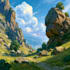 craft cinematic environment art with mood and depth