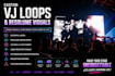 3d animation motion graphics stage projection mapping seamless vj loop resolume
