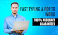 do fast typing work