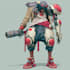 design unique futuristic mecha characters and robots