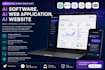 build custom ai web application, ai software, ai website as software developer