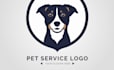 design a professional dog cartoon logo with copyright