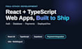 build a react typescript web app with supabase and payment integration