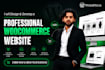 design and develop a professional woocommerce website