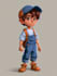design 2d game character illustration