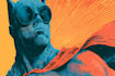 create dark superhero comic art and graphic novel