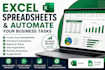 create excel spreadsheets and automate your business tasks