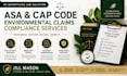 create a custom asa cap green claims compliance checklist