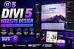 build a responsive wordpress website using divi 5 and divi builder