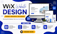 design a professional wix website, wix website redesign and responsive wix site