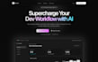 build a modern website landing page in react, tailwind etc