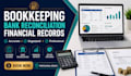 do bookkeeping, bank reconciliation, and financial records