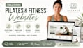 pilates website, pilates studio website, fitness studio website, wellness web