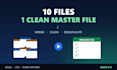 merge multiple excel or csv files into one clean master file