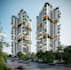 independent living apartment visualization,multi storey building,elevation plan