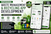 develop a waste management app, recycling, trash app, water app