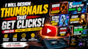 design eye catching youtube thumbnails that get clicks