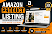 creat optimize amazon product listings