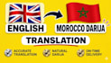 translate english to moroccan darija and arabic srt subtitle
