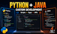 build python and java programming projects