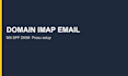 set up professional imap email on your domain with dns