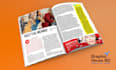 design editorial magazine layout in indesign for print