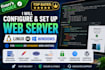 configure your linux or windows web server for web hosting