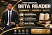 beta read romance beta reader fantasy ya novel beta reader thriller beta reader