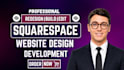 build squarespace website edit update squarespace redesign squarespace website