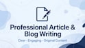 write engaging articles and blog posts