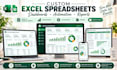 custom excel google sheet monthly budgeting expense tracker spreadsheet template