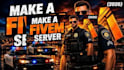 build custom fivem server fivepd server setup lspdfr redm server custom script