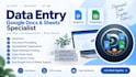 do professional data entry, web research, and google sheets tasks