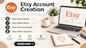 do etsy account creation and etsy seller store