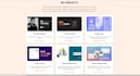 a modern responsive react js website
