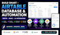 design airtable database airtable automation softr webapp make com ai automation