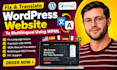fix and translate wordpress website to muiltilingual using wpml plugin