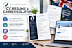 create professional CV, resume design write cover letter update linkedin edit UK