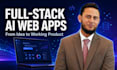 develop a full stack ai web application