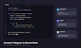 build a custom telegram or discord bot in python